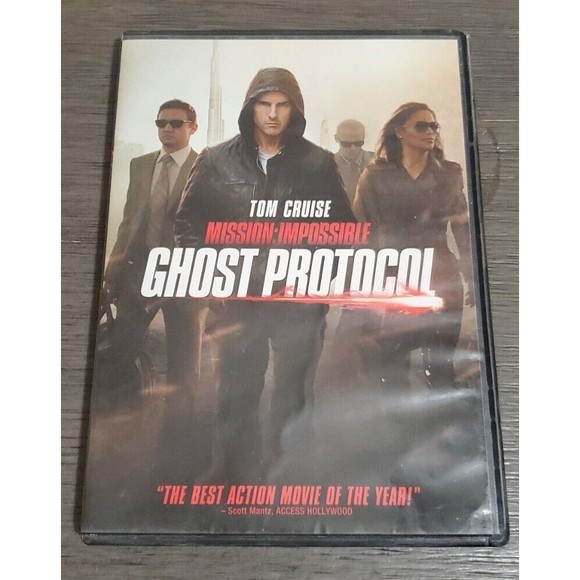 Mission: Impossible Ghost Protocol - DVD By Tom Cruise,Jeremy Renner VGC - Picture 1 of 5